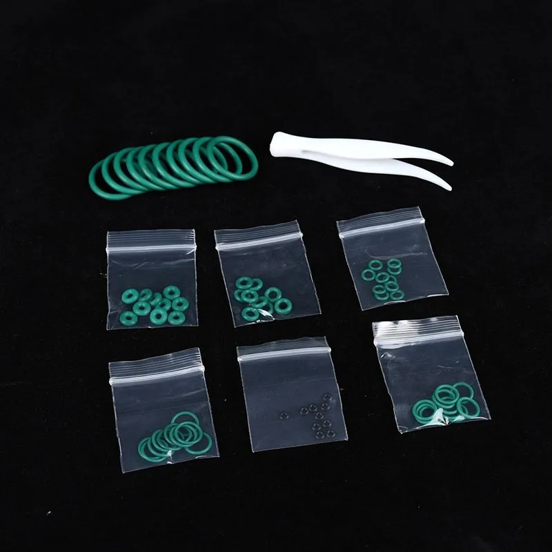 Juego de juntas tóricas de goma táctica Airsoft, junta de sellado de flúor de silicona plana, accesorios de caza verde, llave de válvula de Gas, GBB, guc 17, 19 - imagen 5