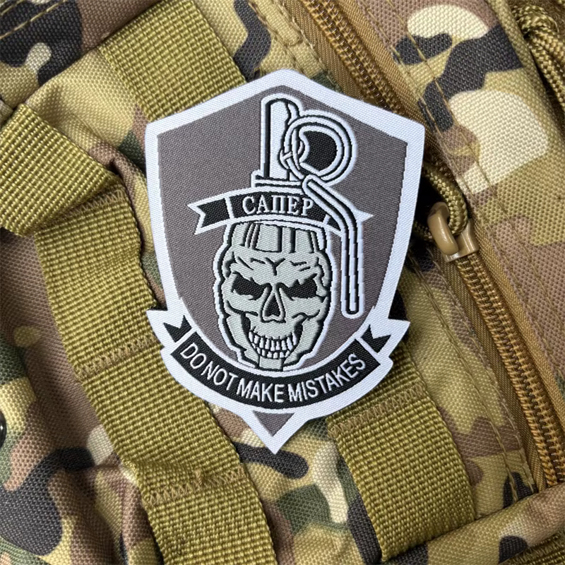 Parche táctico Chevron impreso con velcro – Insignia moral militar - imagen 5