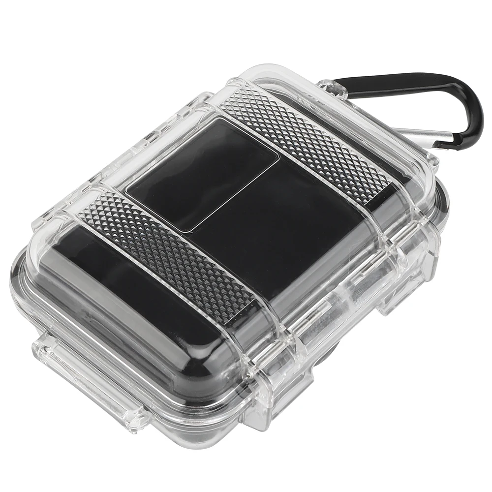 Mini caja de almacenamiento táctica para colgar, con gancho, almohadilla de silicona desmontable, caja de herramientas impermeable, para acampar, herramientas EDC, Paintball - imagen 5