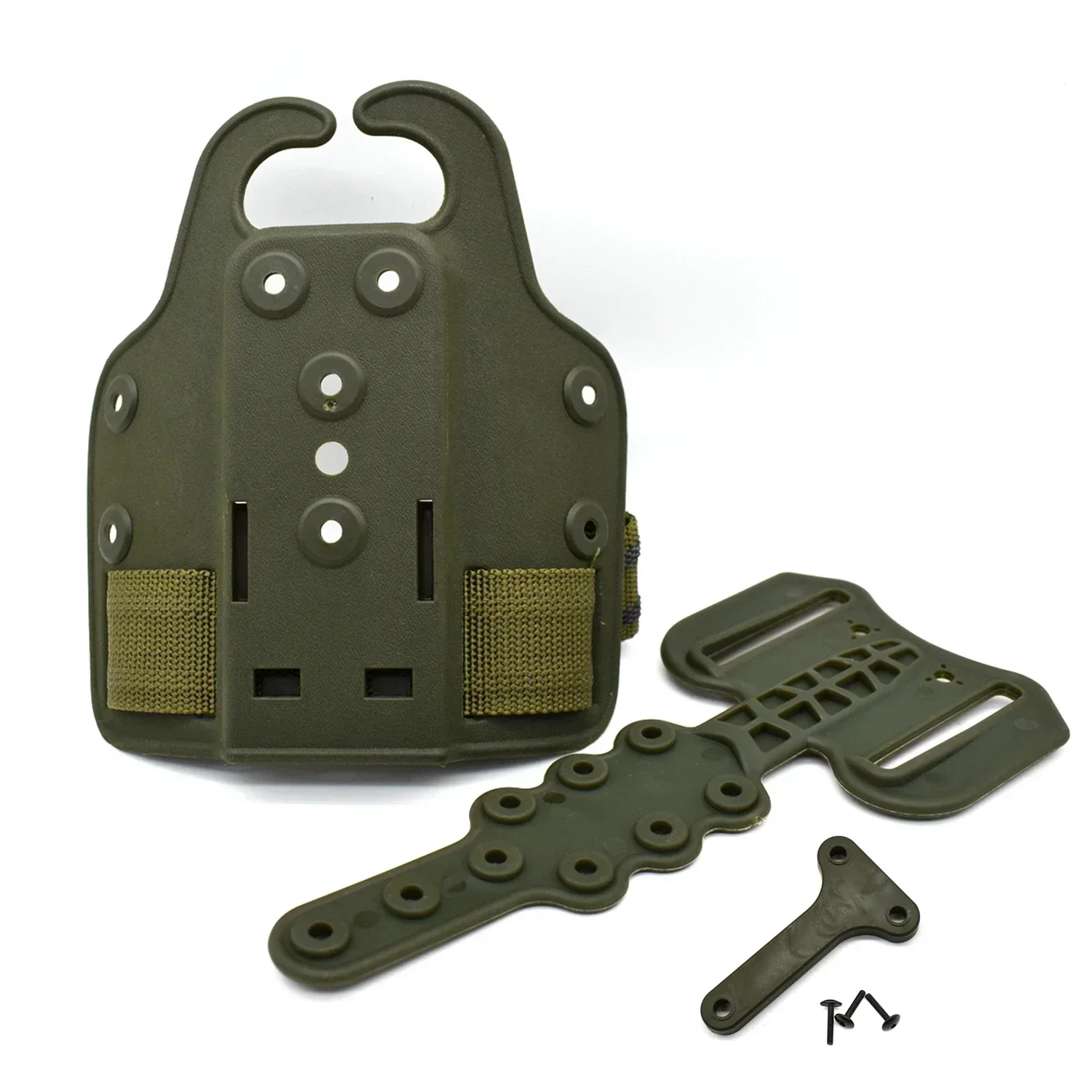 Funda táctica para pistola de muslo y cinturón