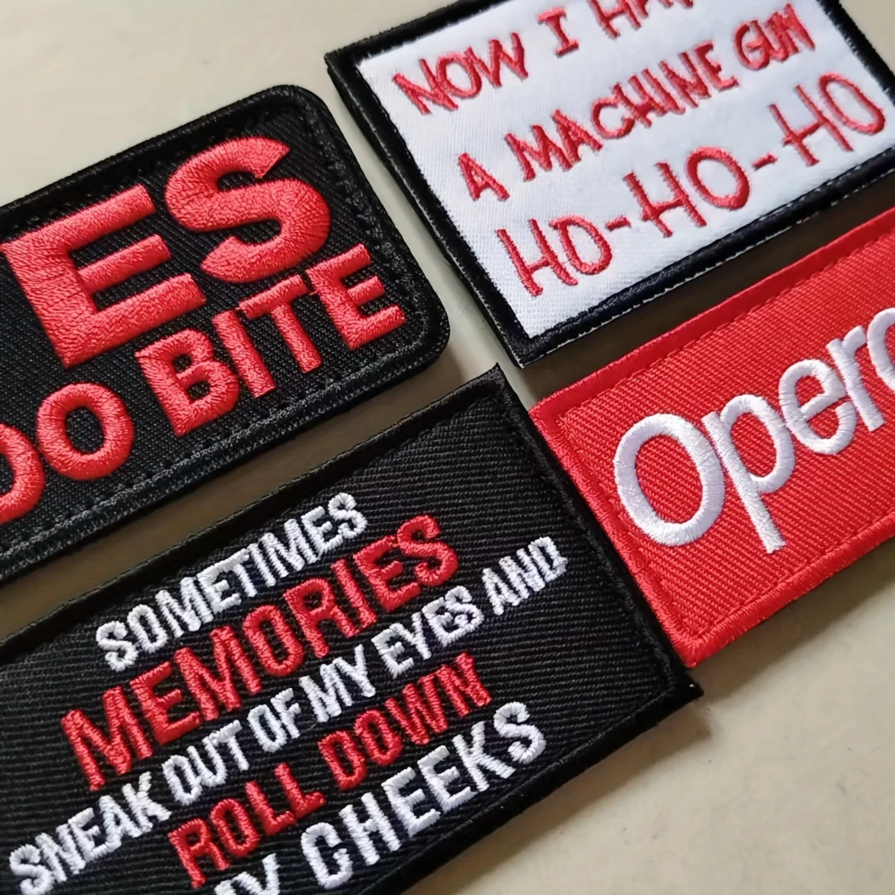 Parches Velcro Mochila TáCticos De Bordados Divertida serie de citas MEME colección Velcros parche gancho y bucle-insignia de moral militar bordada táctica para mochila Molle - imagen 2