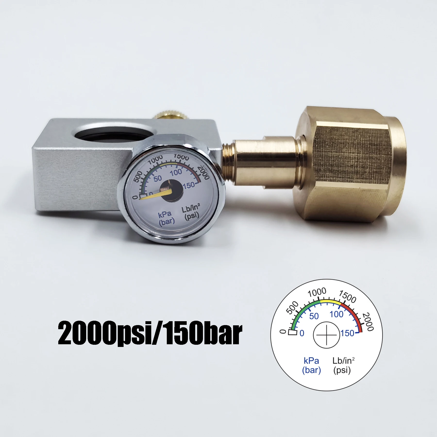 Adaptador de estación de llenado de repuesto de carbonatador de cilindro rosa de dióxido de carbono de agua de Soda para reemplazo de llenado de botellas de tanque de CO2 - imagen 3