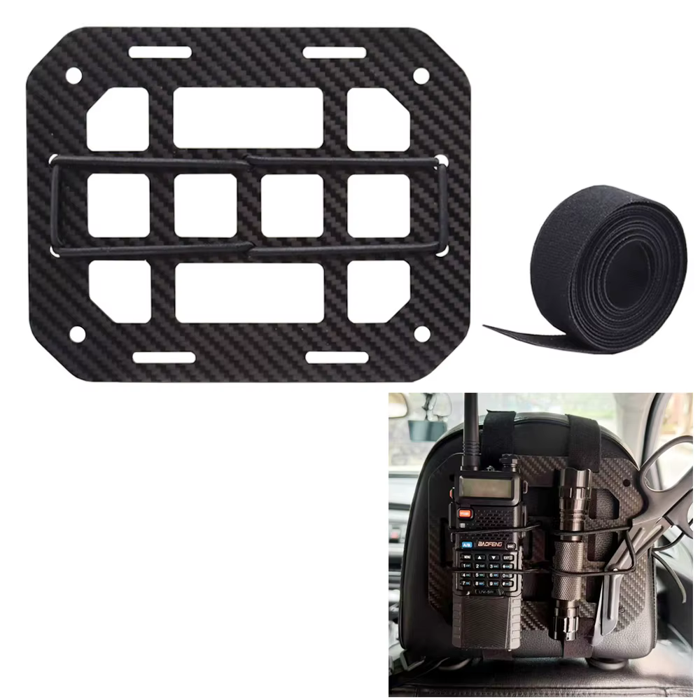 Organizador MOLLE para reposacabezas de asiento táctico modular