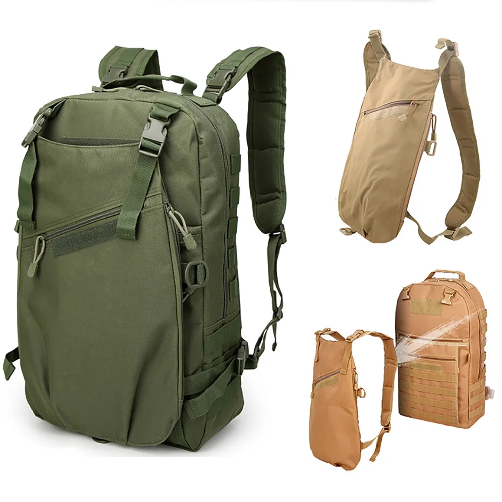 Mochila deportiva táctica antirrobo de doble propósito de 40L con gran capacidad expandible para senderismo ciclismo caza al aire libre - imagen 2