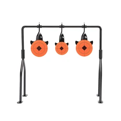 Accesorios de práctica de puntería para entrenamiento de tiro de caza al aire libre, carillón de viento, objetivo de Metal giratorio