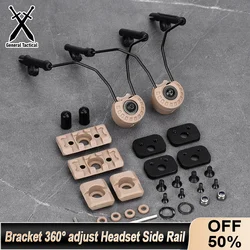 WADSN Soporte auricular para riel Picatinny MSA C2 360°