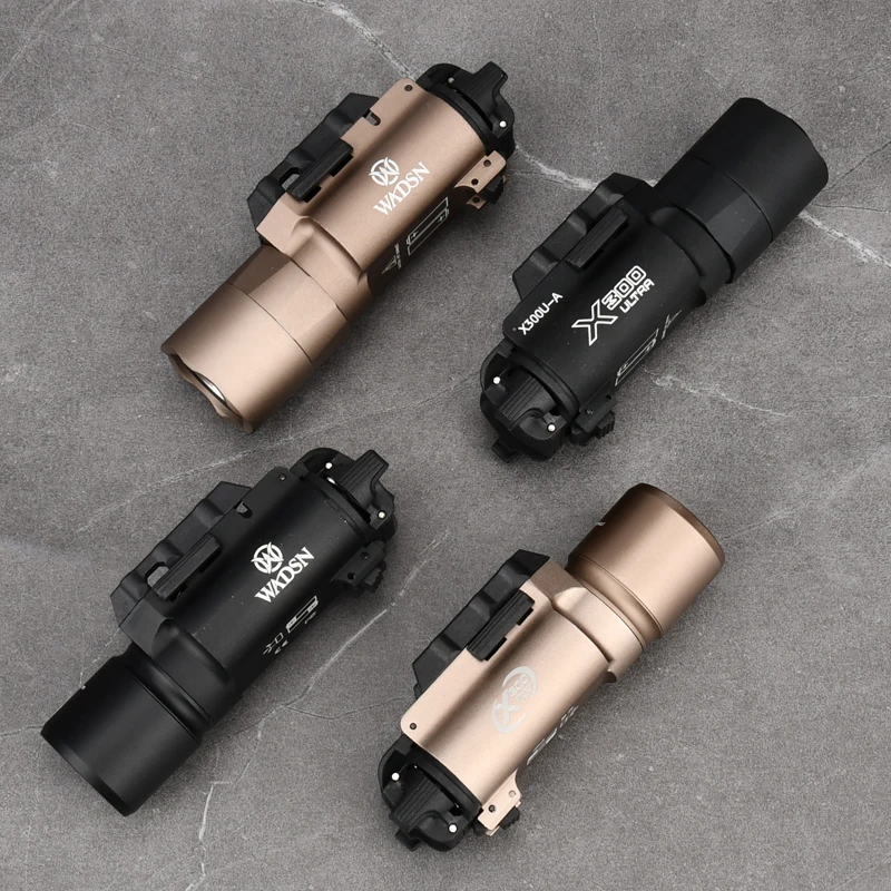 Surefir-Luz LED estroboscópica táctica para pistola de Metal, linterna para arma de Airsoft, compatible con carril Lan de 20mm, X300U, X300 Ultra, XH35, X300V - imagen 3