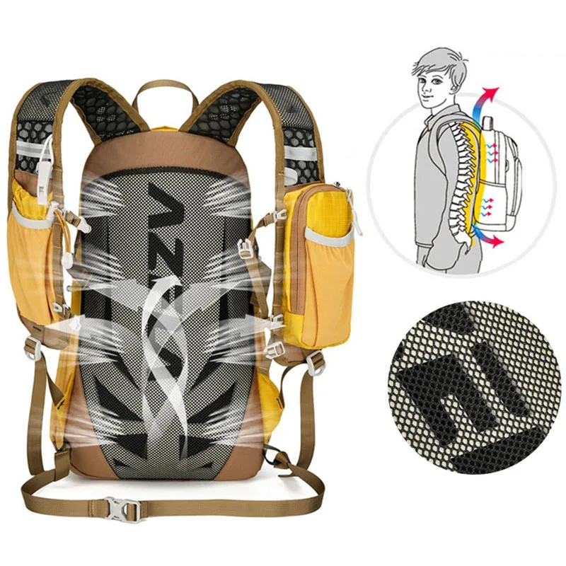 Mochila de escalada, hidratación, agua, deportes al aire libre, viajes, senderismo, senderismo, Camping, mochila de viaje de montañismo de gran capacidad - imagen 5