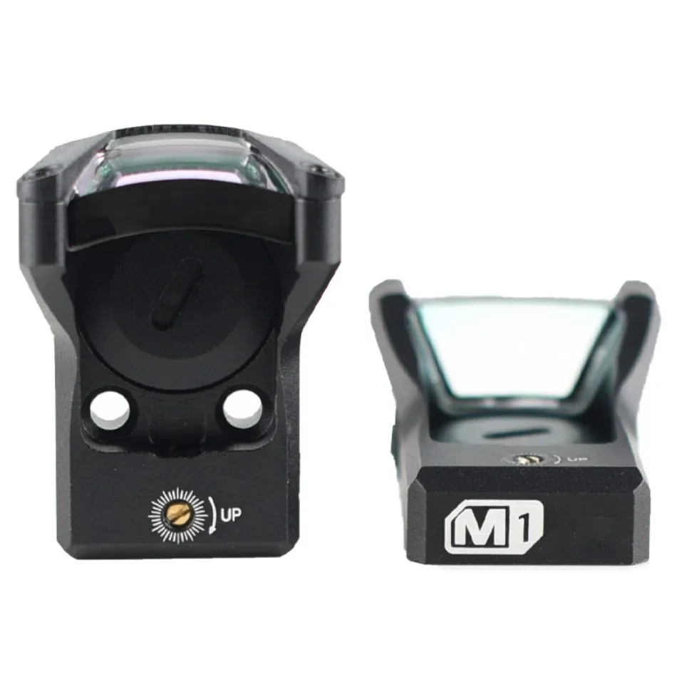 Mira réflex M1 en topless, punto rojo y verde, 3 puntos MOA para pistola Glock, Rifle, mira de caza con montaje en riel de 20MM, equipo táctico - imagen 4