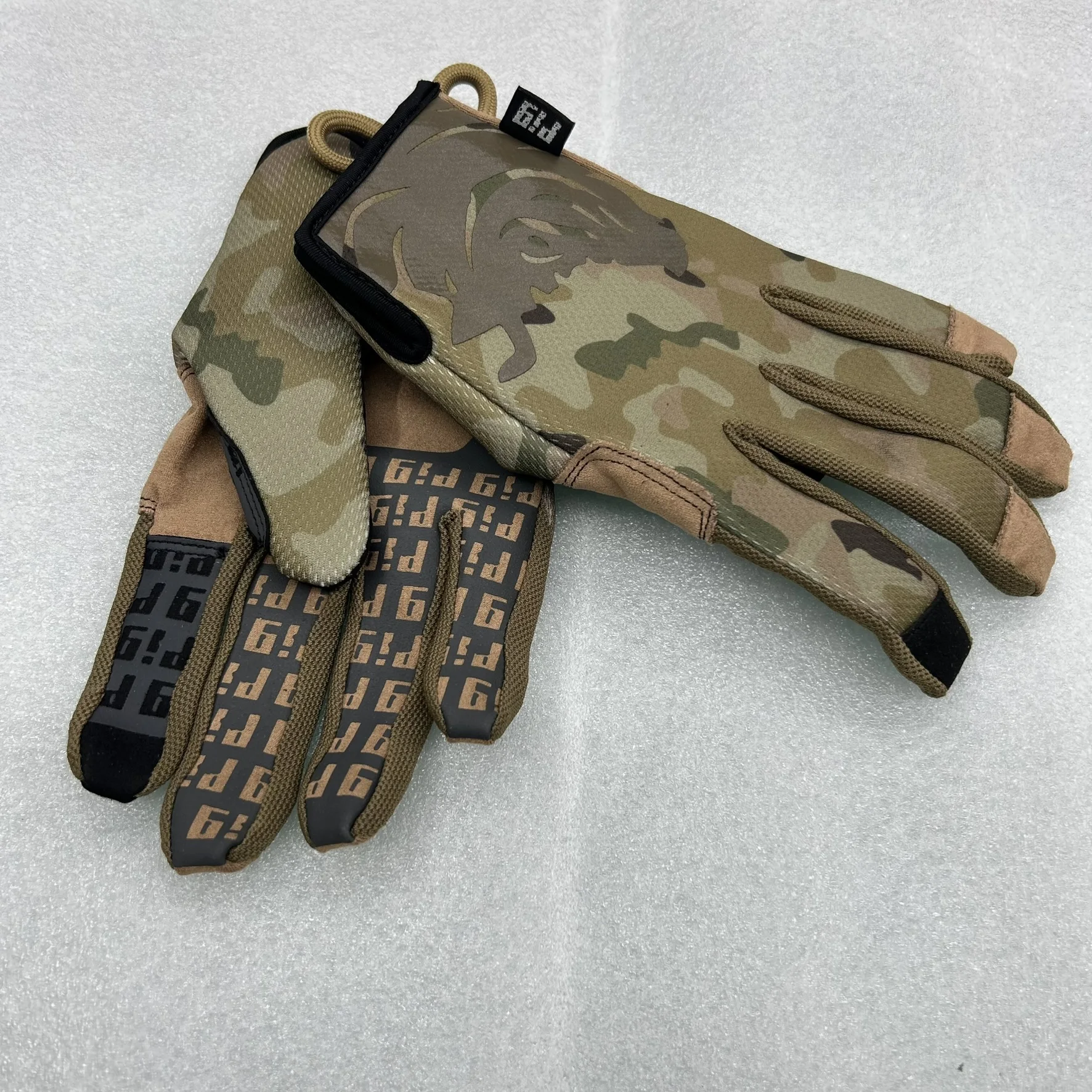 Guantes tácticos camuflaje liberación rápida, táctil, verano