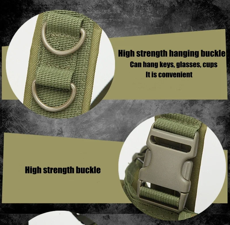 Chaleco táctico MOLLE para exteriores, caza y transporte de cargadores - imagen 5