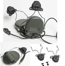 FMA EX 2.0 adaptadores liberación rápida auriculares casco táctico