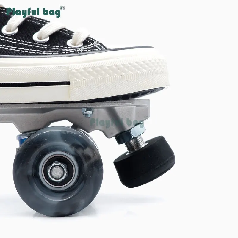 82A patines de doble rodillo para adultos, tapón de goma para freno, zapatos de patinaje de freno ajustables, accesorio AMB252 - imagen 3