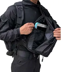 Bolso táctico portabotellas MOLLE ripstop camuflaje