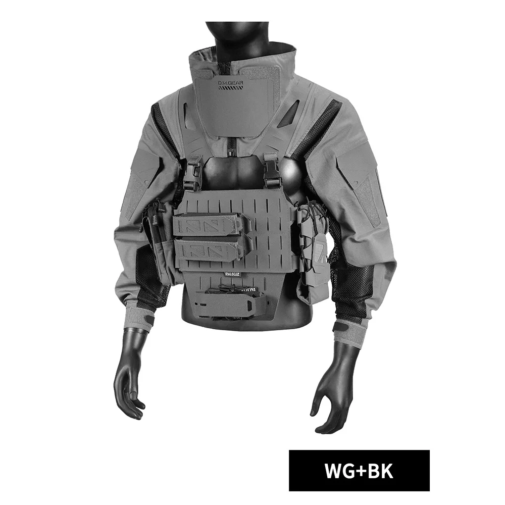 DMGear chaqueta de combate táctica manga larga con bolsillo magnético - imagen 5