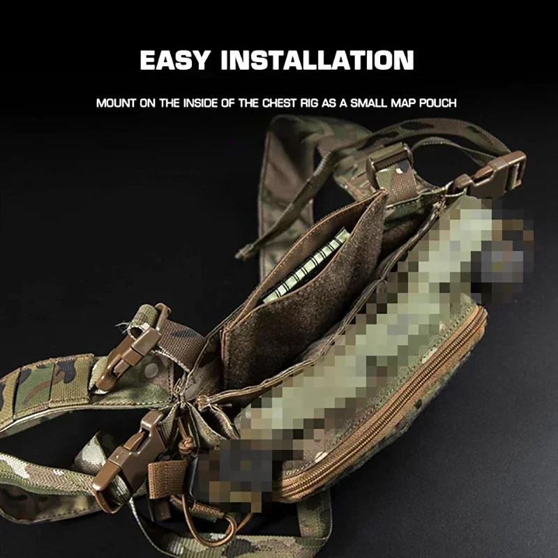 Bolsa táctica Molle D3CRM para gestión de taladro en el pecho, bolsa de expansión, bolsa de almacenamiento oculta, chaleco de bolsillo, mochila - imagen 2