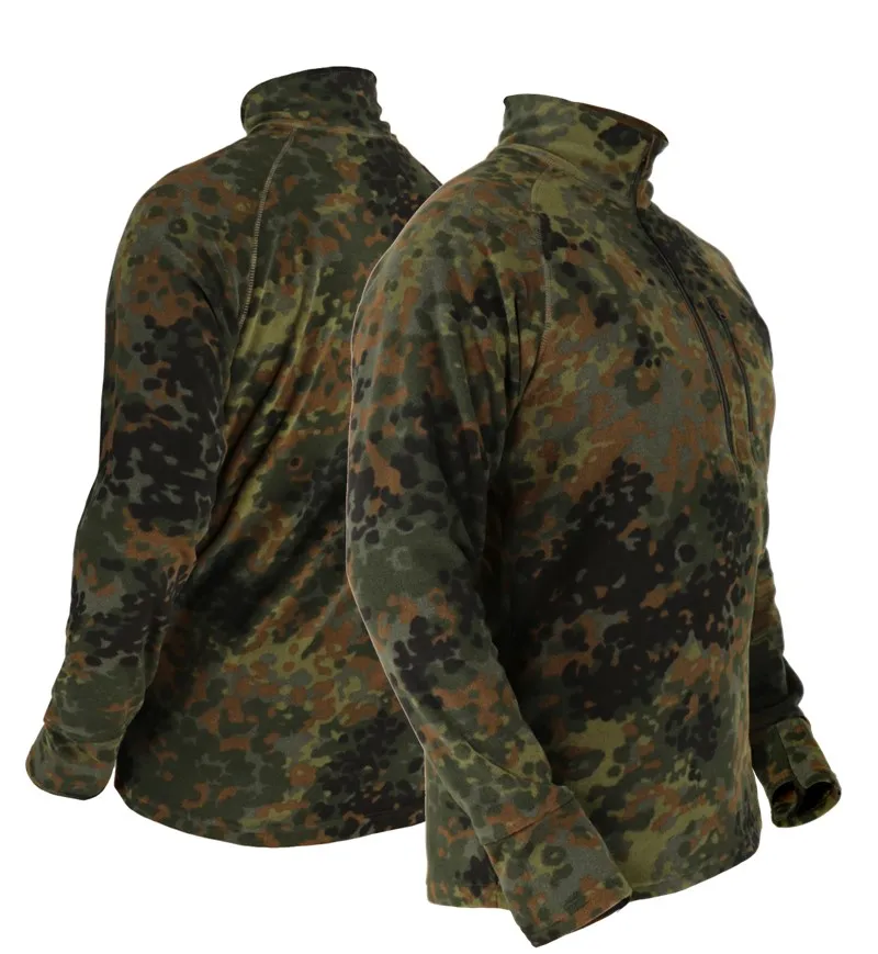 Suéter táctico al aire libre para ir al trabajo, Top transpirable de lana, ropa de lana cálida de alto rendimiento - imagen 3