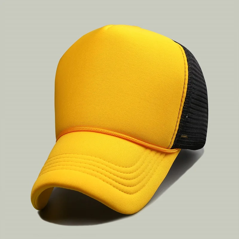 Gorra de béisbol de cabeza grande transpirable de malla de verano - imagen 3