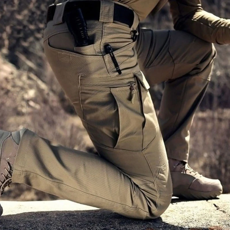 Pantalones de carga tácticos de ciudad, pantalones clásicos para senderismo al aire libre, senderismo, pantalones tácticos del ejército, pantalones militares de camuflaje con múltiples bolsillos - imagen 5