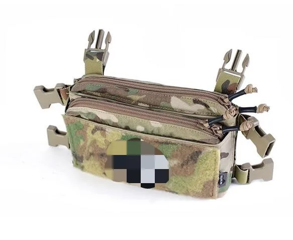 Chasis táctico para deportes al aire libre MK3 MK4, aparejo de pecho, cubierta con cremallera, chaleco, bolsa de inserción de Panel de pecho - imagen 4