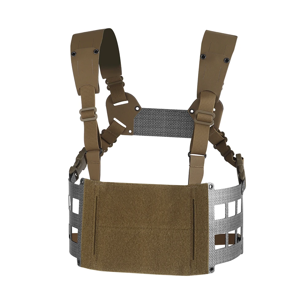 Chaleco colgante de pecho extendido FC V2, placa de pecho de camuflaje, chaleco táctico de aparejo de pecho para accesorios de caza - imagen 5