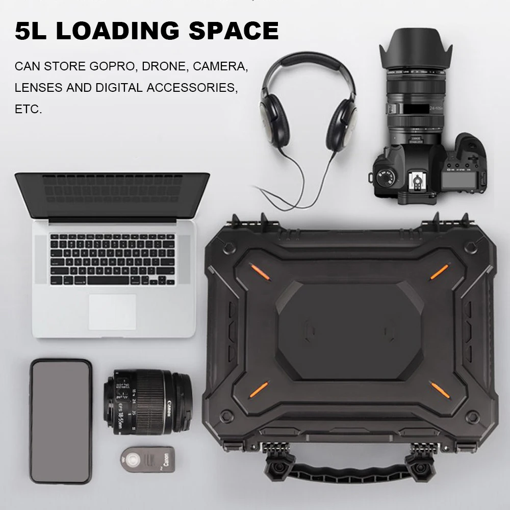 Estuche rígido impermeable táctico – Maletín protector para transporte - imagen 5