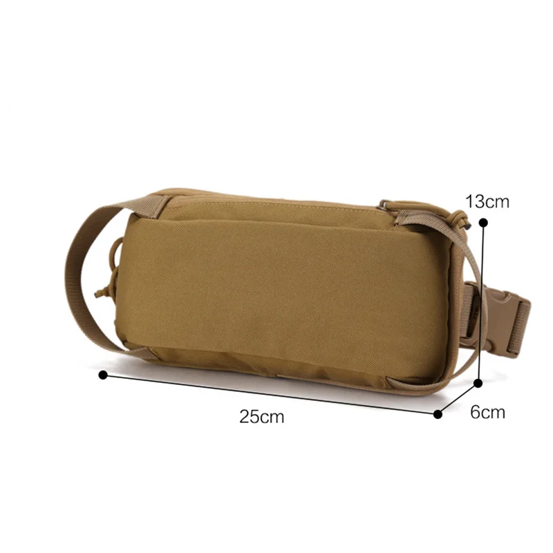 Riñonera táctica de hombro para hombre, bolso grande para teléfono, viaje, deportes al aire libre, senderismo, cinturón, bolsa de herramientas, EDC Banana - imagen 4