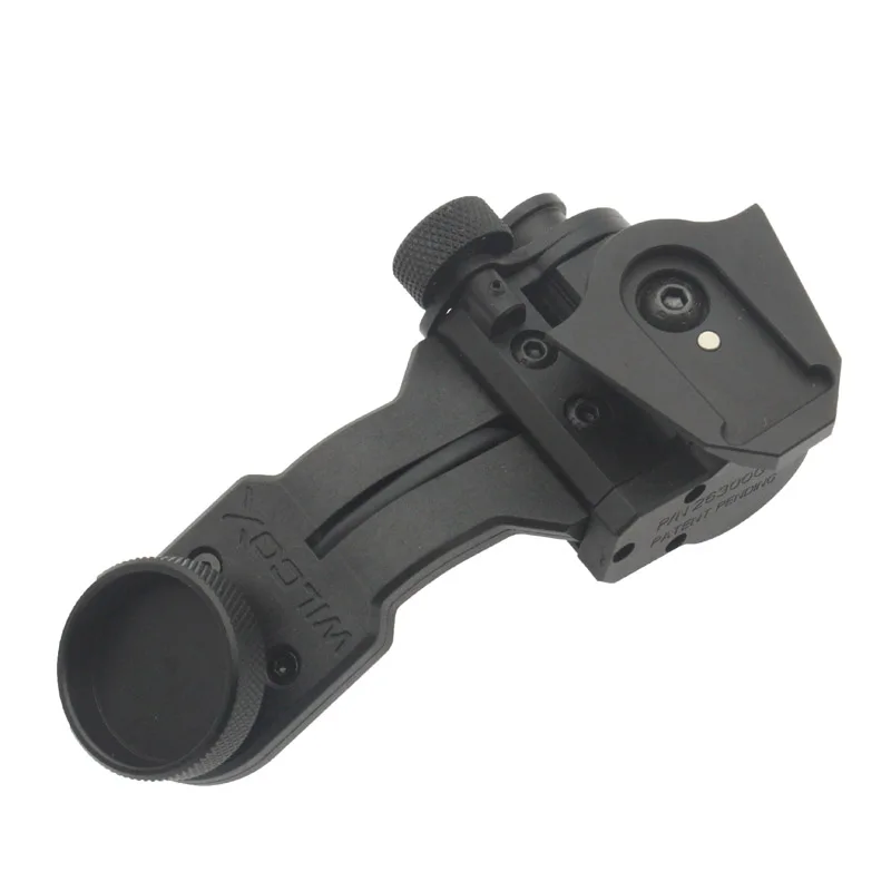 Soporte de aleación de aluminio del brazo curvo del dispositivo de visión nocturna PVS14 PVS18 - imagen 3