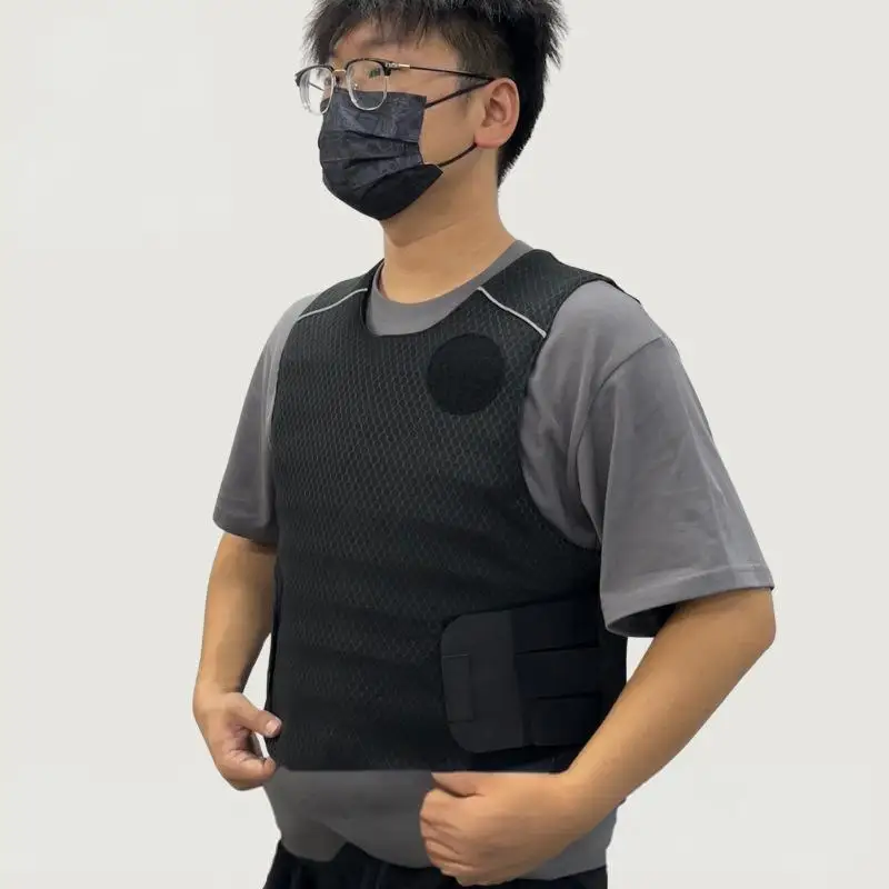 Chaleco ocultable a prueba de puñaladas de nivel 5, armadura de escala transpirable, resistente a puñaladas y golpes, equipo de seguridad y autodefensa ultraligero - imagen 3