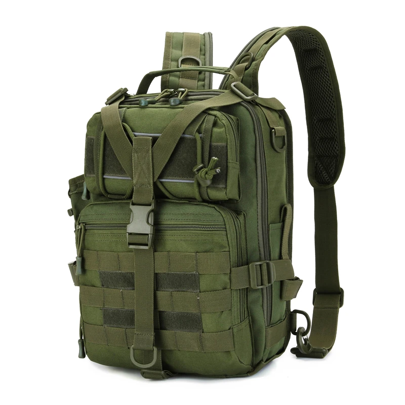Mochila táctica multifuncional de pesca con sistema MOLLE - imagen 4