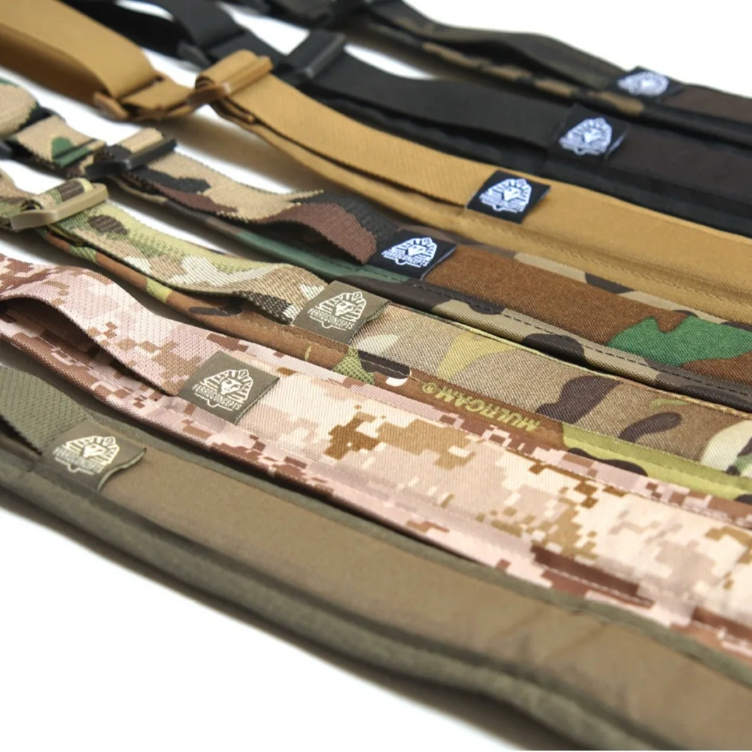 Cinturón táctico de nailon de 2 puntos para exteriores, tirantes, cuerda, correas ajustables para Rifle - imagen 2