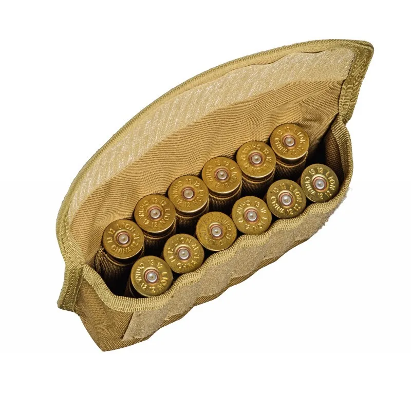 Bolsa de munición con soporte de cartucho Molle táctico para caza, bolsa de cintura militar de calibre 12/20, 12 unidades - imagen 3