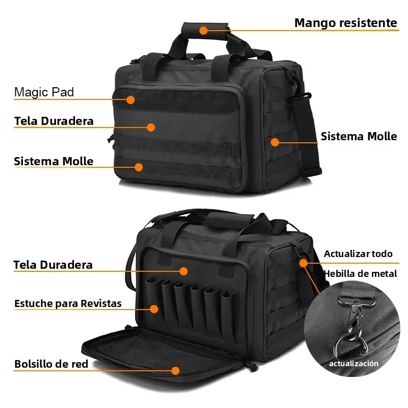 Mochila táctica MOLLE 600D para caza y accesorios para cámara - imagen 5