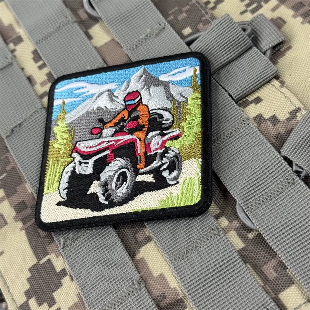 Parche táctico Sturmovik con velcro bordado de combate para ropa - imagen 4