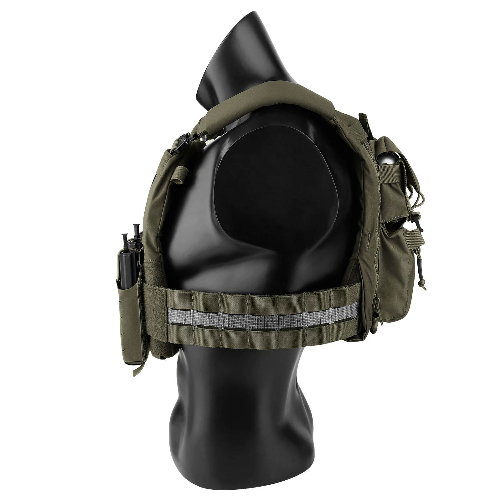 KRYDEX-Juego completo de soporte de placa FCPC V5, chaleco táctico con corte láser frontal, bolsa Triple Mag, mochila, faja para asult, correa para el hombro - imagen 3