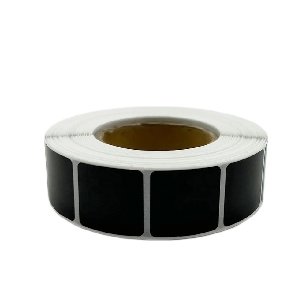 1000/Uds. Objetivo de tiro 22mm cuadrado marrón negro reparación objetivo pegatinas tiro objetivo Bullseye pegatinas accesorios de tiro - imagen 4