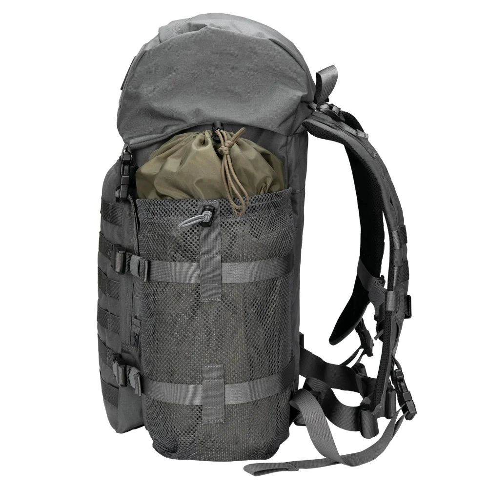 Mochila táctica 40L 500D Nylon mochila para senderismo al aire libre Molle paquete de asalto Camping viaje pesca hombres mochila portabotellas - imagen 5