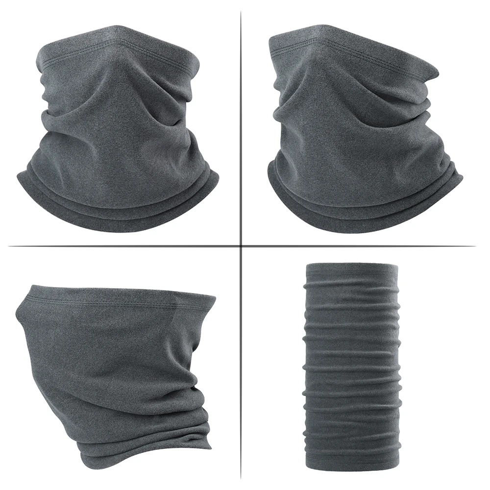 Calentador de cuello para hombre y mujer, bufanda de tubo de polaina, máscaras de forro polar, Bandana, cubierta facial para Snowboard, deporte, esquí, senderismo, ciclismo, correr, pasamontañas - imagen 5