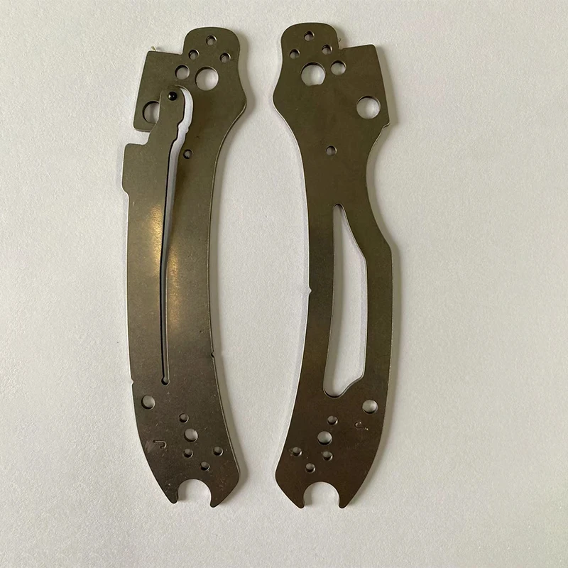 Cuchillo con revestimiento de acero inoxidable, repuesto de espaciador trasero, 2 colores para cuchillos Spyderco C223 Para3 genuinos - imagen 3