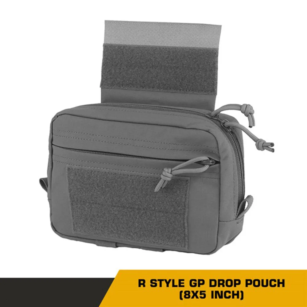 Bolsa de caída GP serie R (8x5 pulgadas), chaleco táctico, subbolsa colgante para el pecho, bolsa de accesorios de expansión, bolsa de almacenamiento - imagen 5