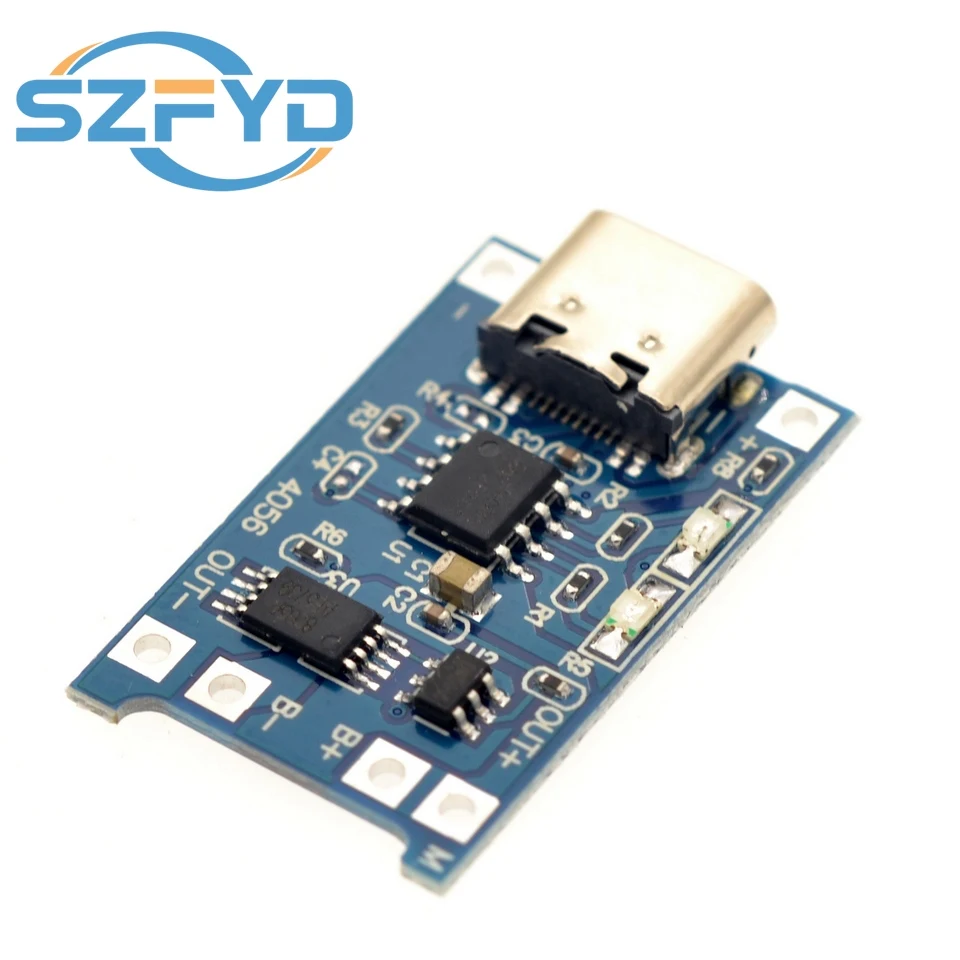 1-20 piezas TP4056 1A módulo de placa de carga de batería de litio 18650 TYPE-C interfaz USB protección de carga dos en uno - imagen 3