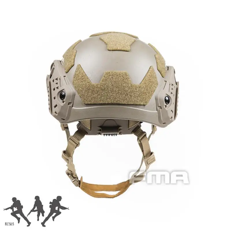 Casco FMA de corte súper alto, casco táctico Airsoft SF, equipo de Paintball de engranaje rápido TB1315B M/L - imagen 5