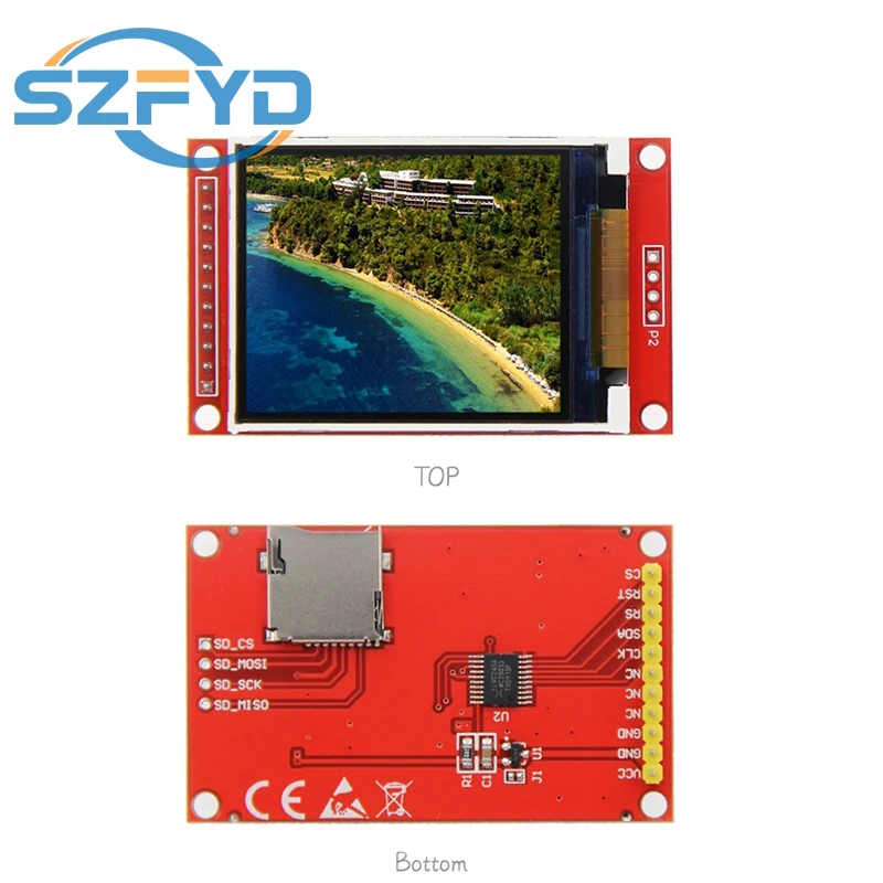 Módulo de pantalla LCD TFT a color de 2,0 pulgadas, interfaz de puerto serie SPI 176*220 para Arduino UNO STM32 (solo 4 pines IO requeridos) - imagen 5