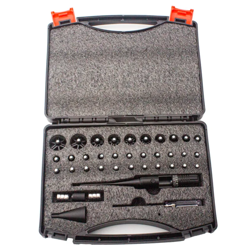 Boresighter láser rojo de calibre.177.22 a.78 12GA Colimador láser Visión de orificio