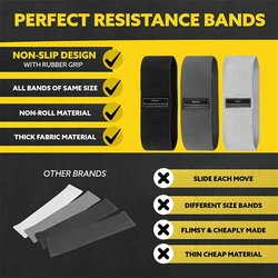 Bandas de resistencia para glúteos y muslo – Fitness Yoga