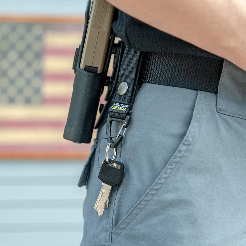 UTX-Correa triangular multiusos para colgar, cinturón de nailon, gancho rápido de un solo punto, llavero de supervivencia al aire libre, herramientas EDC - imagen 3