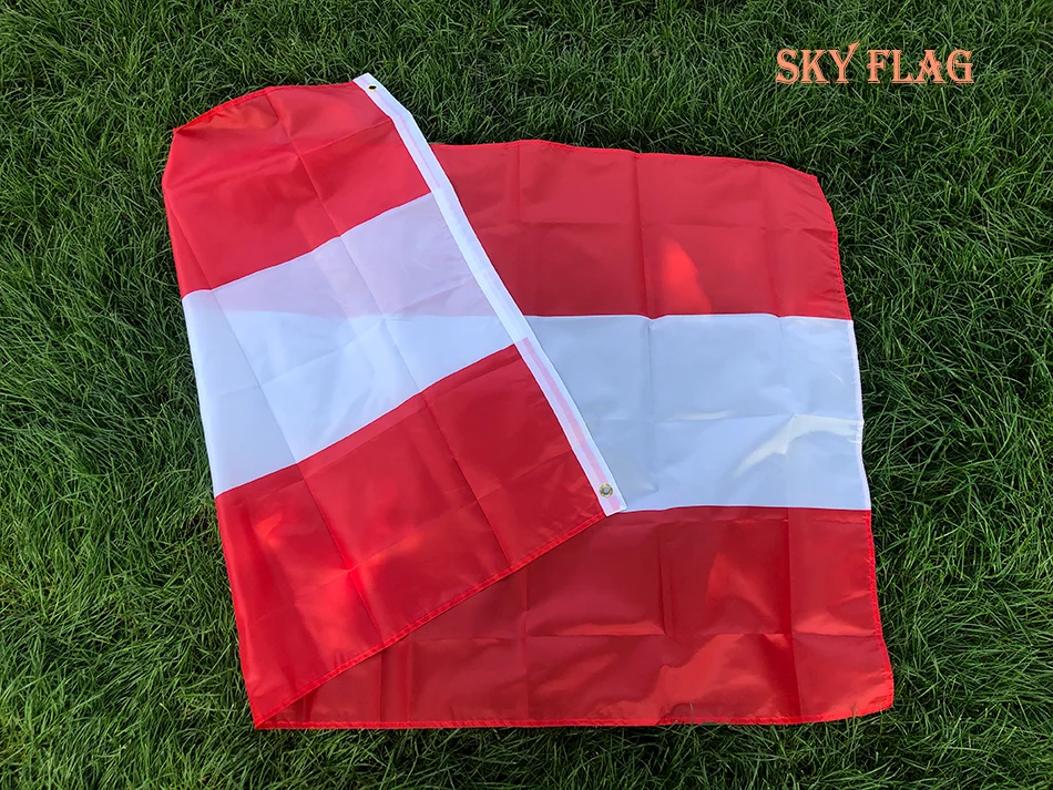 SKY FLAG Bandera de Austria 90x150cm colgante de poliéster impreso en bandera de Austria Banner para decoración del hogar - imagen 3