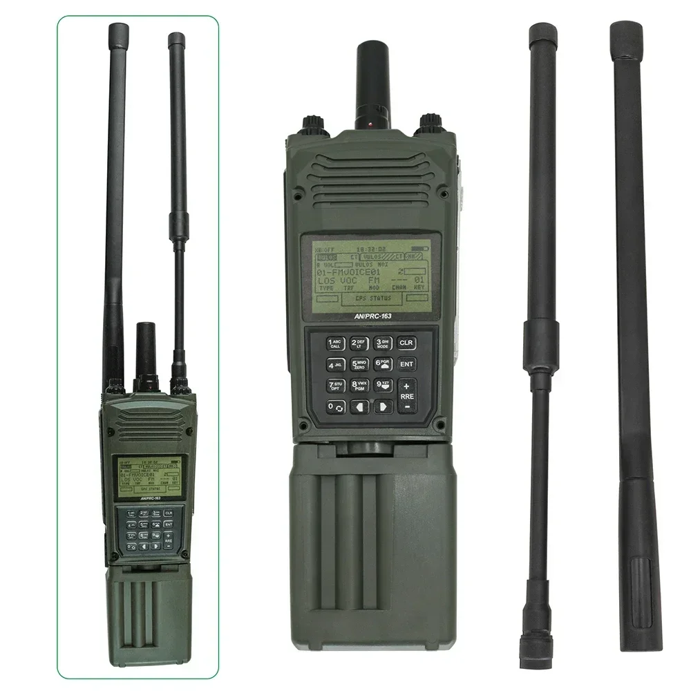 Caja de Radio Virtual militar táctica PRC 163 (sin función) para tácticos U94 6 Ptt y Baofeng UV5R para auriculares tácticos COMTAC - imagen 3