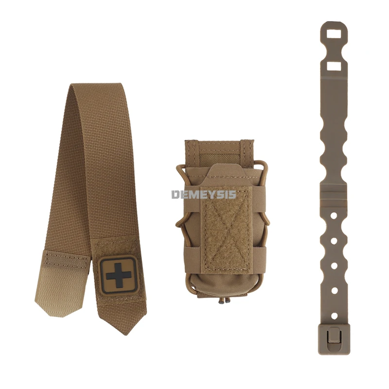 Bolsa de torniquete táctico, soporte de torniquete Universal EMT, pequeña bolsa de primeros auxilios para traumatismos, paquete de soporte de equipo de supervivencia para caza Airsoft - imagen 2