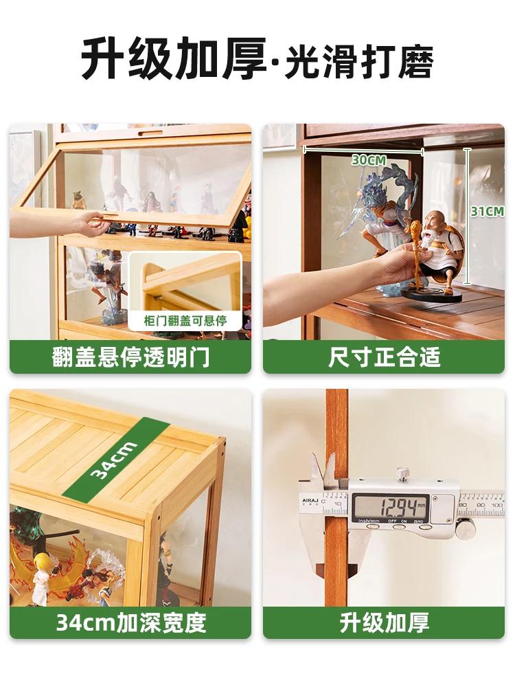 Vitrina de acrílico hecha a mano, estante de exhibición de LEGO, modelo de producto no de vidrio, armario de cigarrillos de juguete - imagen 5